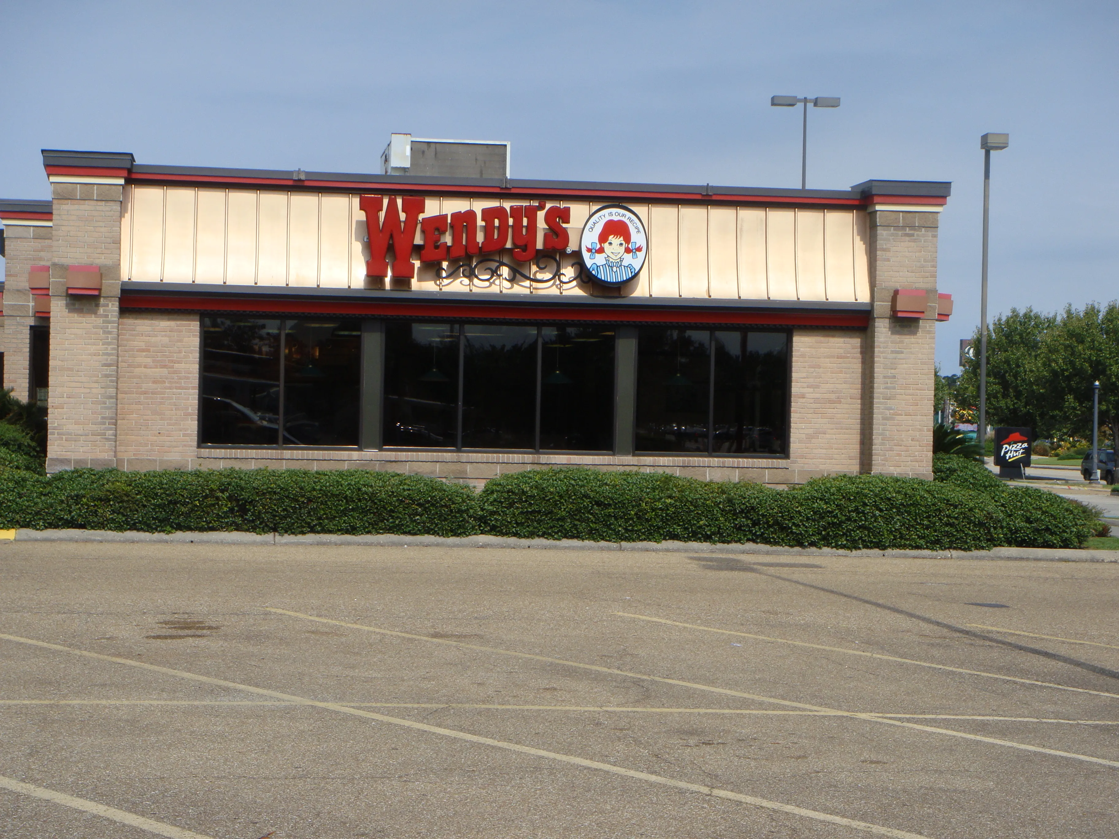 Wendy's — exterior view.